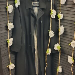 Anne Klein Men's Blazer - Black, Brown, and Blue Plaid